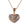 10K Gold 1.35ct Diamonds LDS Heart Pendant