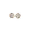 10K Y/Gold 0.50ct Diamonds Flower Earrings