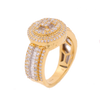 10K Gold 1.90ct Diamonds Super Fancy Men's Ring