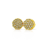 10K Yellow Gold 0.33 CT Diamond Round Earrings